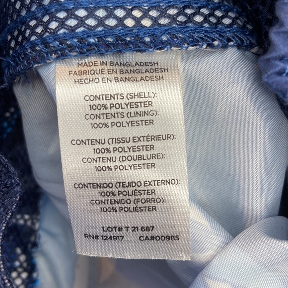 Trunks Surf & Swim Boys Shark Striped Print Swim Trunk Board Shorts Size XL NWT - Picture 12 of 15